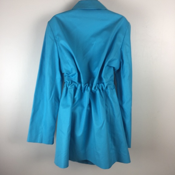 Louis Feraud Contraire Trench Coat Womans Size 6 U - Picture 7 of 8